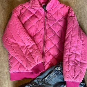 Pink Quilted Jacket